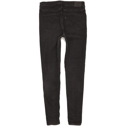 Levi's 720 Black Skinny Slim Stretch Jeans High Waisted W31 L31