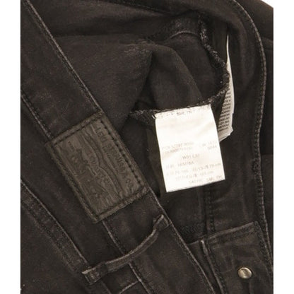 Levi's 720 Black Skinny Slim Stretch Jeans High Waisted W31 L31