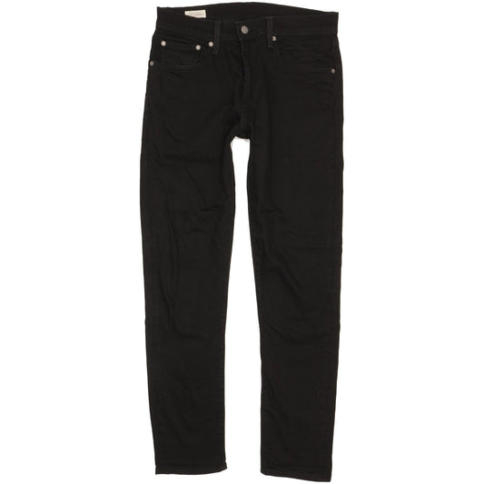 Levi's 512 Men Black Tapered Slim Stretch Jeans W31 L31