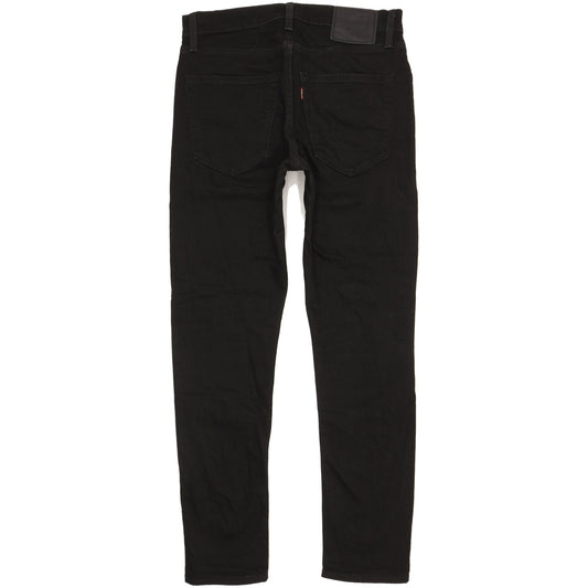 Levi's 512 Men Black Tapered Slim Stretch Jeans W31 L31