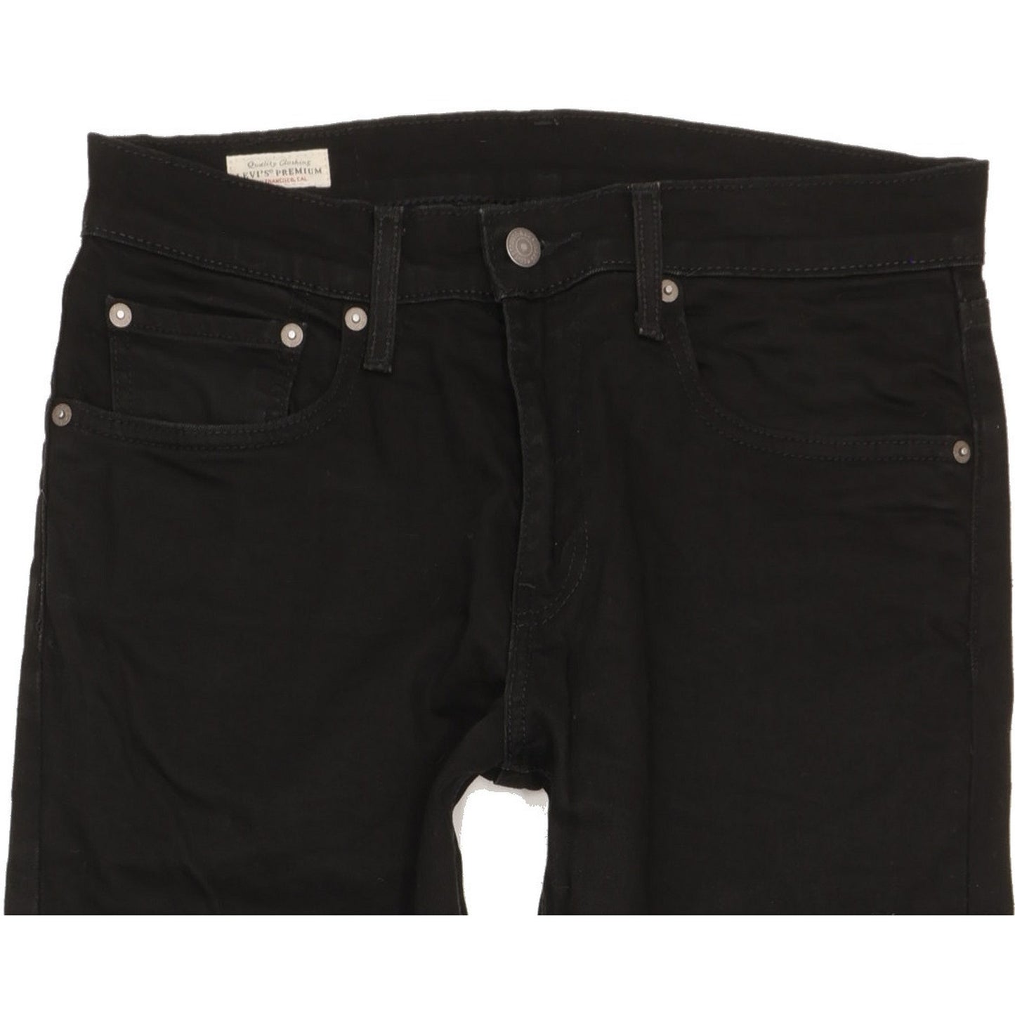 Levi's 512 Men Black Tapered Slim Stretch Jeans W31 L31