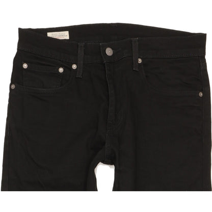 Levi's 512 Men Black Tapered Slim Stretch Jeans W31 L31