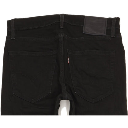 Levi's 512 Men Black Tapered Slim Stretch Jeans W31 L31