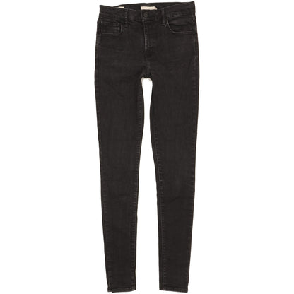 Levi's 720 Women Black Skinny Slim Stretch Jeans W29 L33