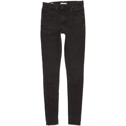 Levi's 720 Women Black Skinny Slim Stretch Jeans W29 L33