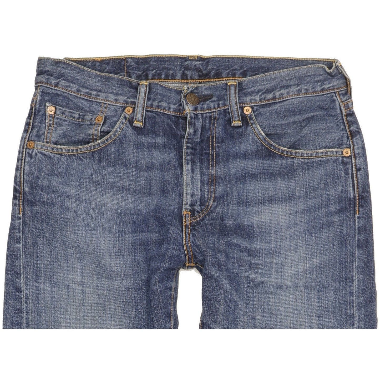 Levi's 505 Men Blue Straight Regular Stretch Jeans W30 L29