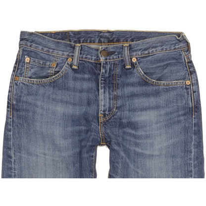 Levi's 505 Men Blue Straight Regular Stretch Jeans W30 L29