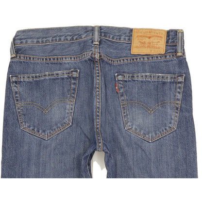 Levi's 505 Men Blue Straight Regular Stretch Jeans W30 L29