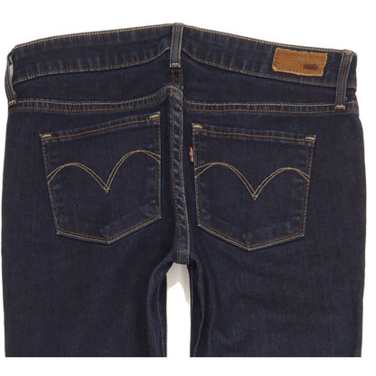 Levi's Slight Curve Women Blue Straight Slim Stretch Jeans W27 L30