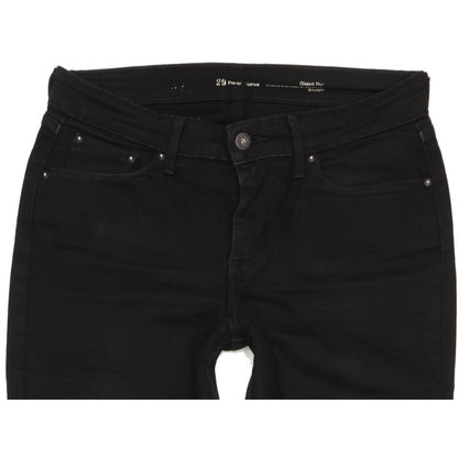 Levi's Demi Curve Women Black Straight Classic Stretch Jeans W29 L32