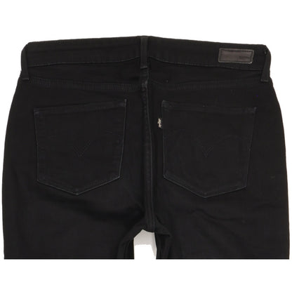 Levi's Demi Curve Women Black Straight Classic Stretch Jeans W29 L32