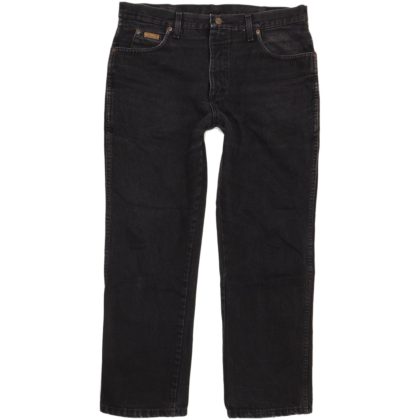 Wrangler Texas Men Black Straight Regular Jeans W36 L29