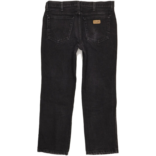 Wrangler Texas Men Black Straight Regular Jeans W36 L29