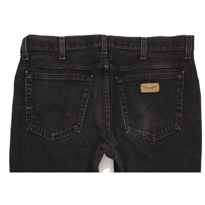 Wrangler Texas Men Black Straight Regular Jeans W36 L29