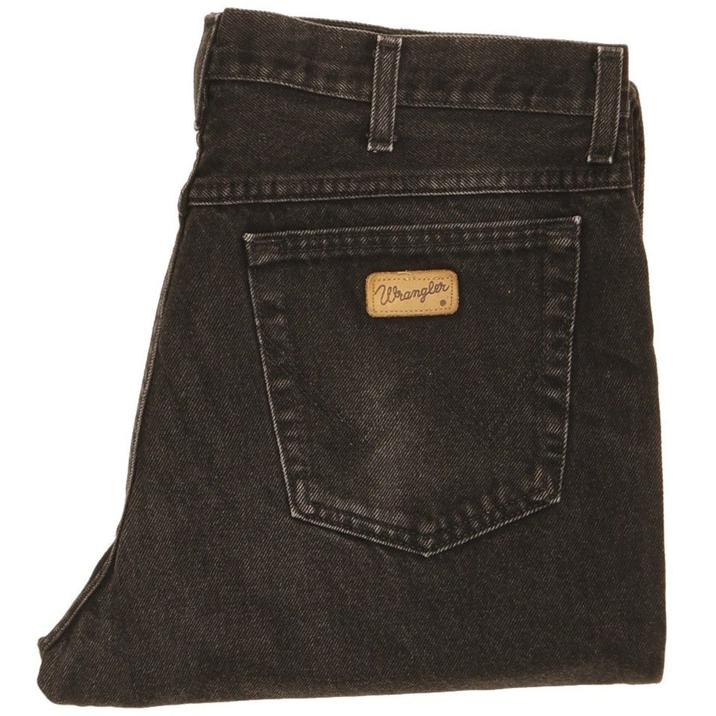 Wrangler Texas Men Black Straight Regular Jeans W36 L29
