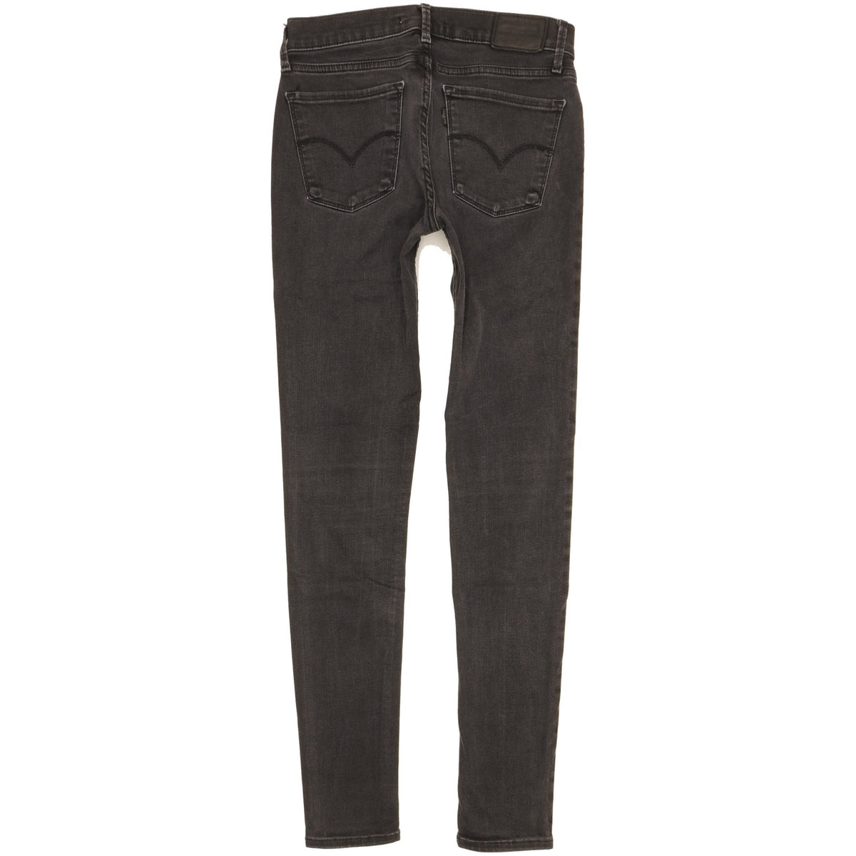 Levi's 710 Super Women Black Skinny Slim Stretch Jeans W27 L29
