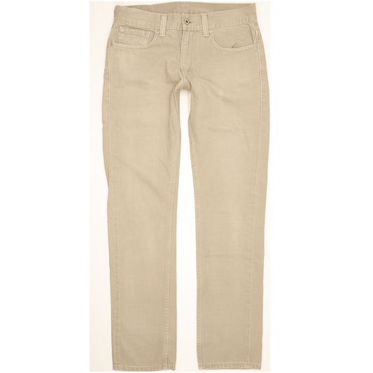 Levi's 511 Men Beige Straight Regular Jeans W32 L33