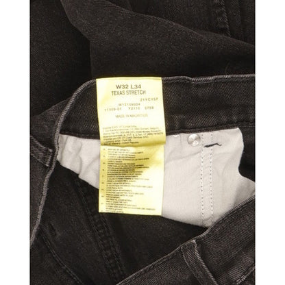 Wrangler Texas Men Black Straight Regular Stretch Jeans W32 L33