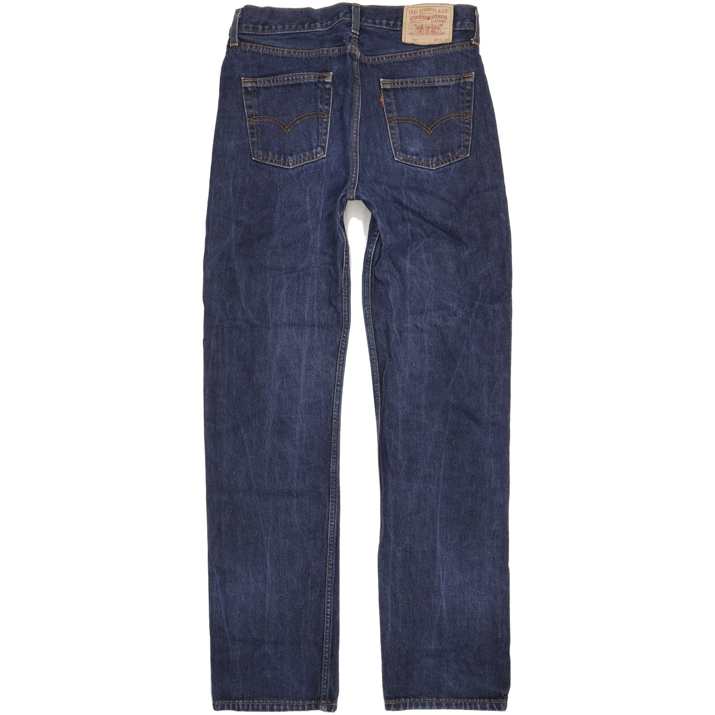 Levi's 751 Men Blue Straight Regular Jeans W33 L35