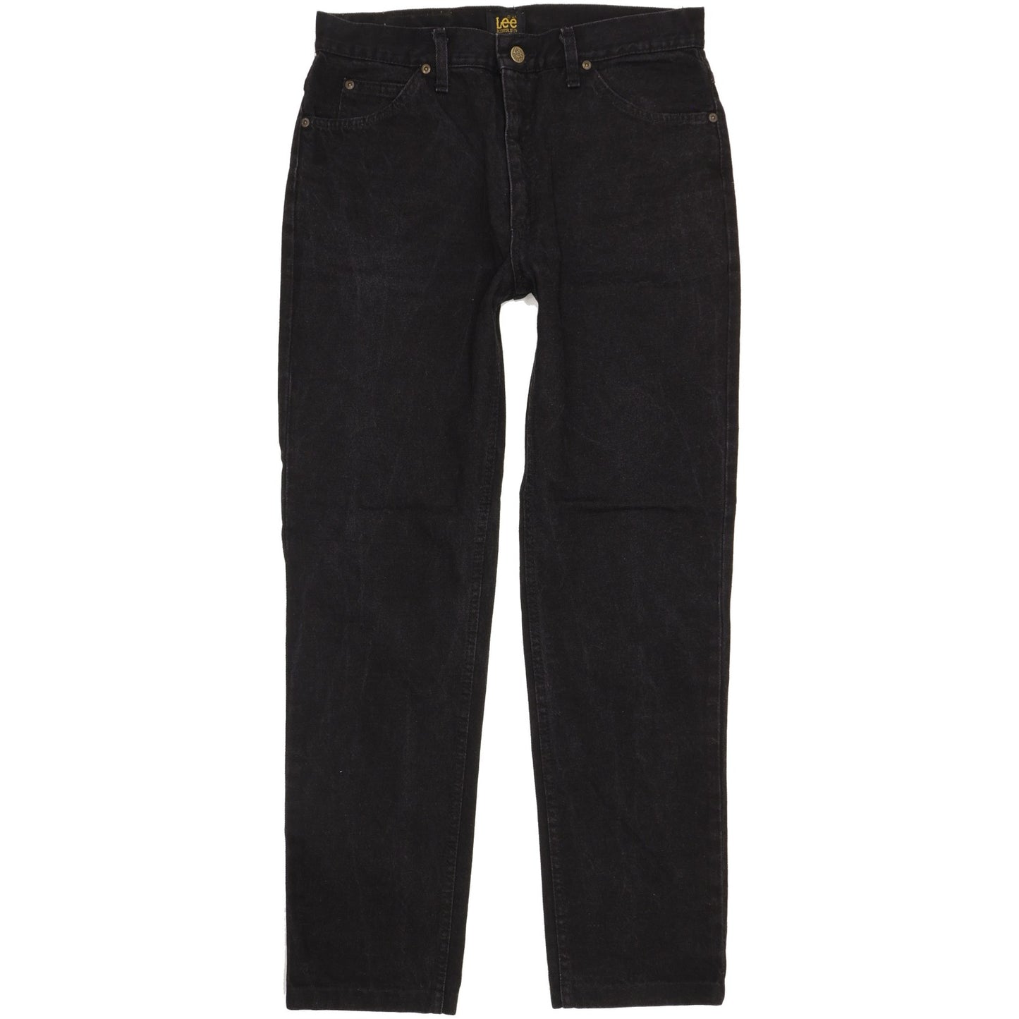 Lee Phoenix Men Black Straight Regular Jeans W34 L31