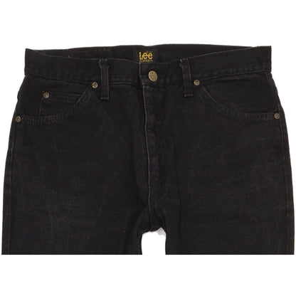 Lee Phoenix Men Black Straight Regular Jeans W34 L31