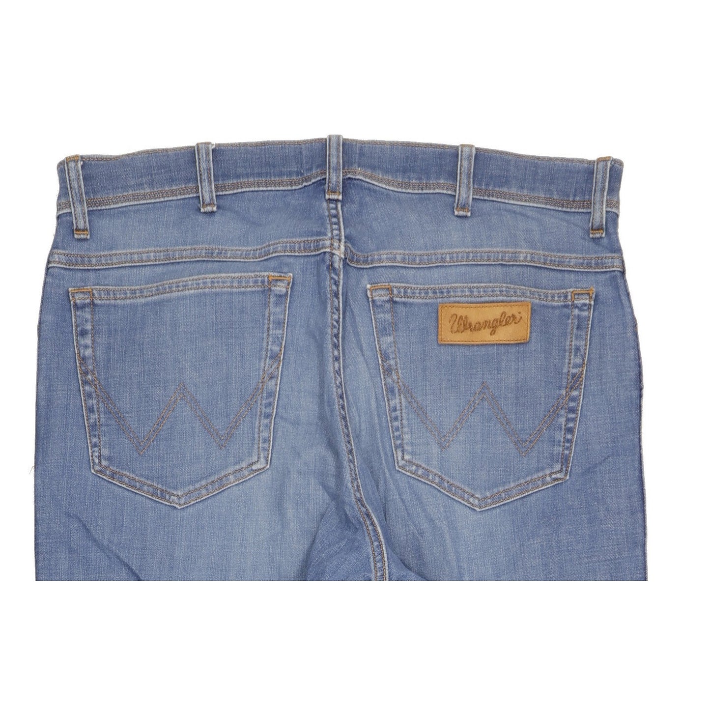 Wrangler Texas Men Blue Straight Regular Stretch Jeans W36 L33