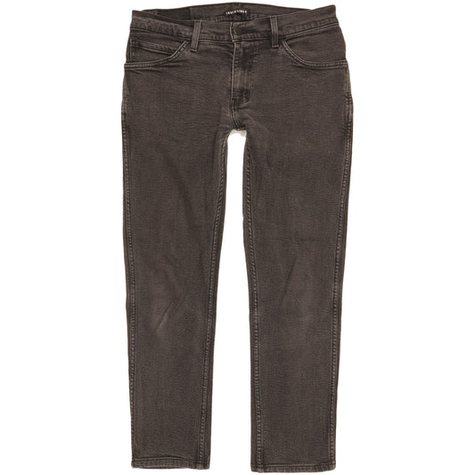 Levi's Line 8 Men Black Skinny Slim Stretch Jeans W31 L27