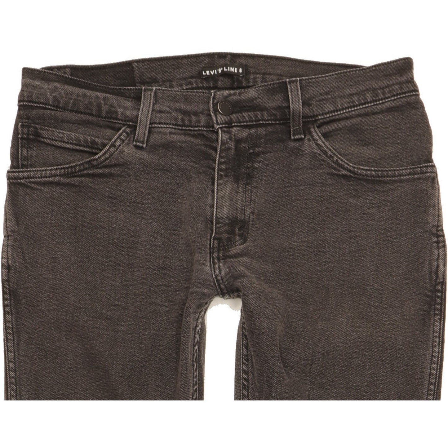 Levi's Line 8 Men Black Skinny Slim Stretch Jeans W31 L27