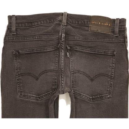 Levi's Line 8 Men Black Skinny Slim Stretch Jeans W31 L27