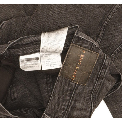 Levi's Line 8 Men Black Skinny Slim Stretch Jeans W31 L27