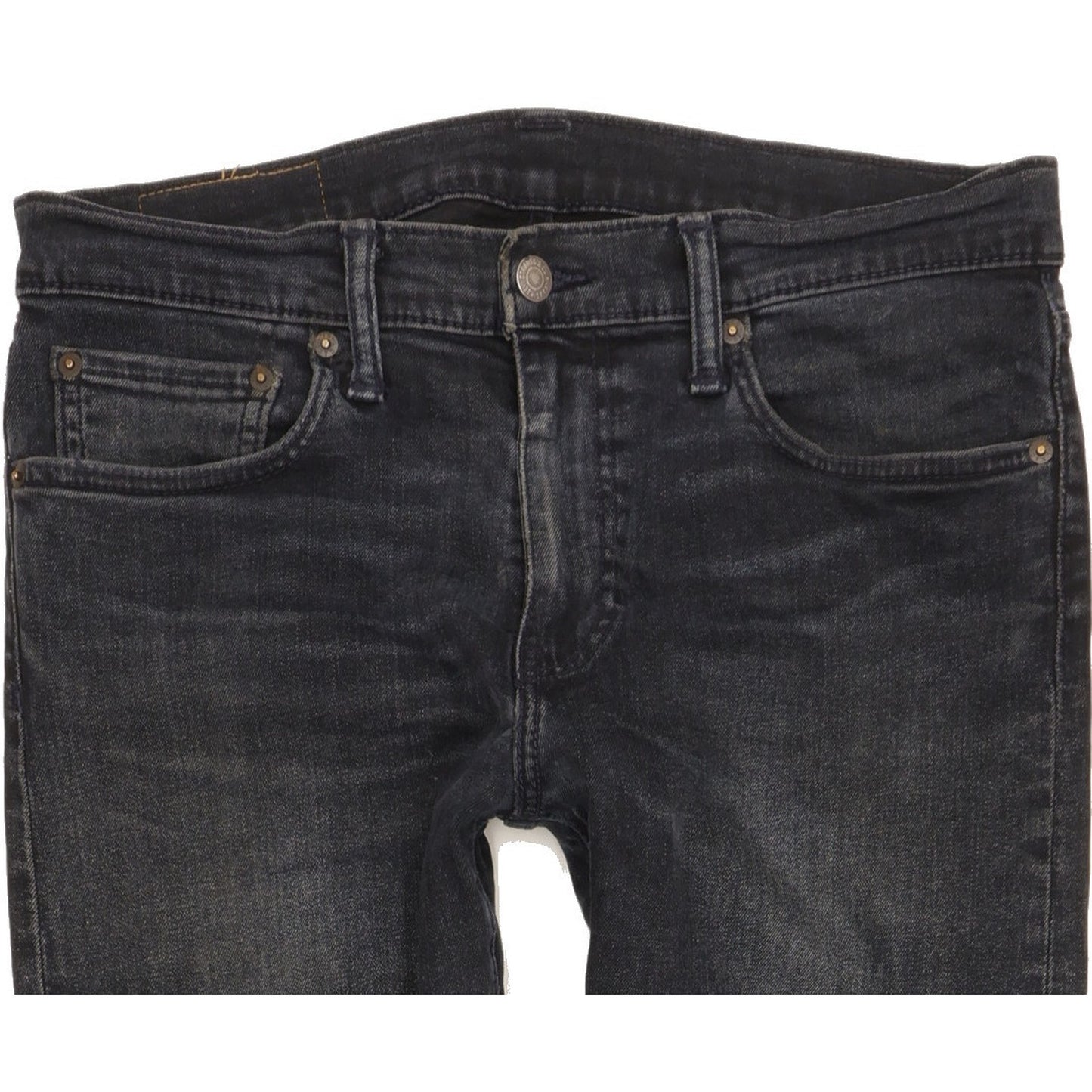Levi's 512 Men Black Tapered Slim Stretch Jeans W32 L31