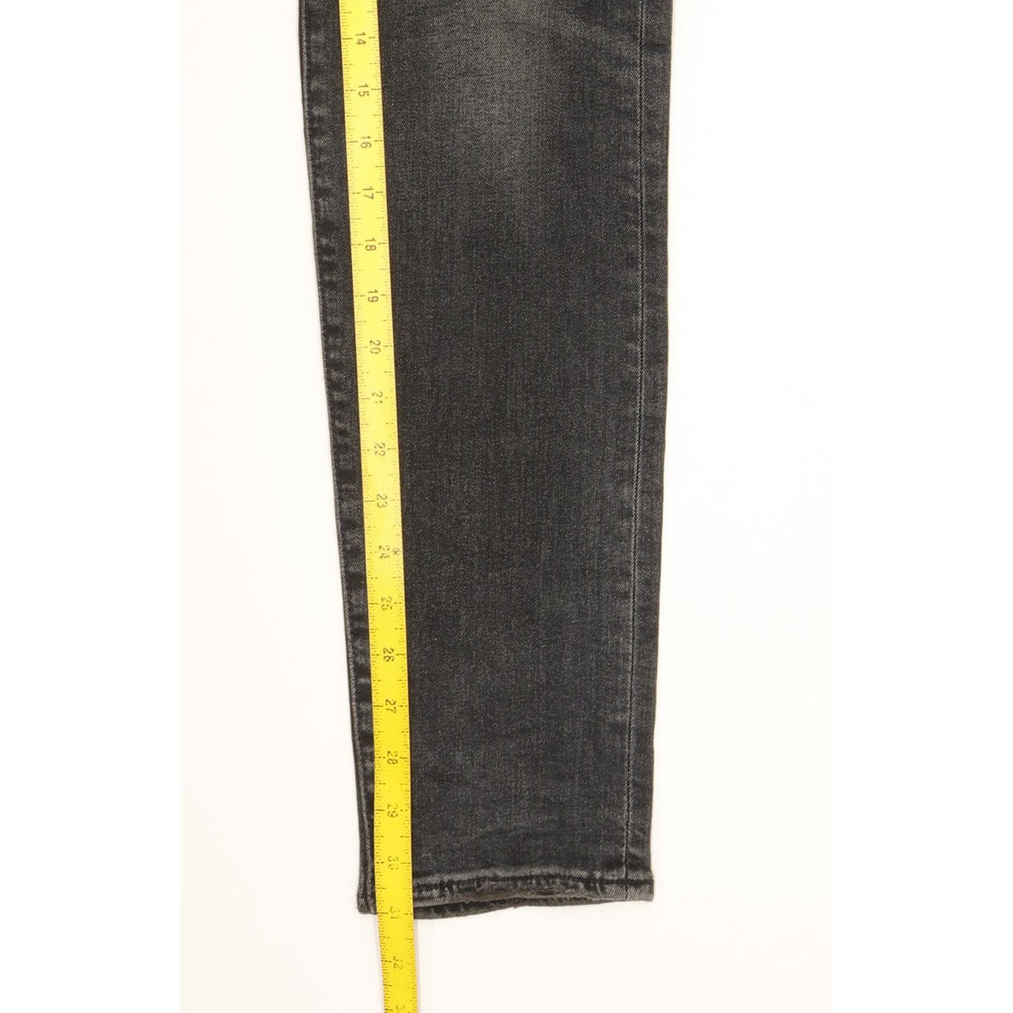 Levi's 512 Men Black Tapered Slim Stretch Jeans W32 L31