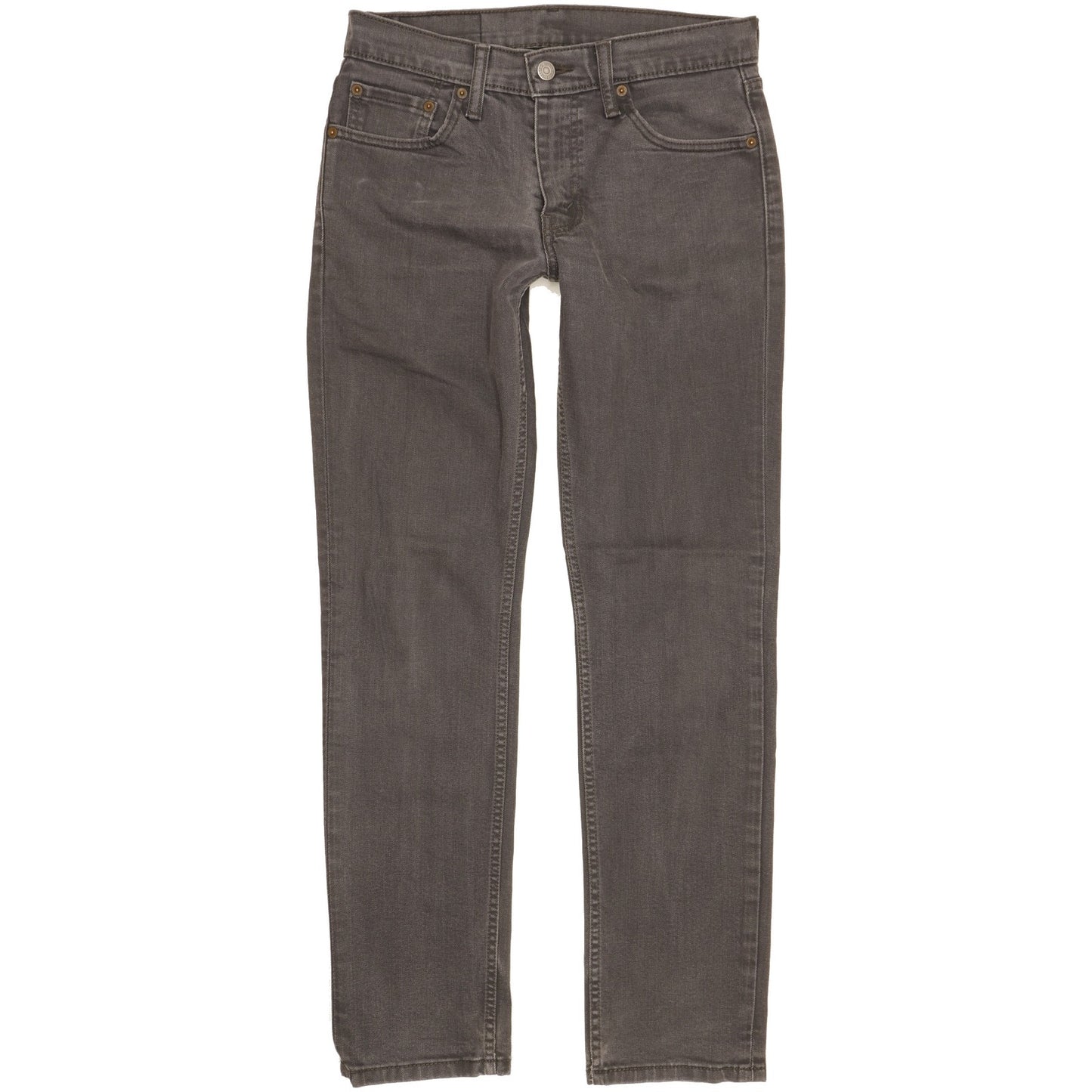 Levi's 511 Men Grey Straight Slim Stretch Jeans W30 L31