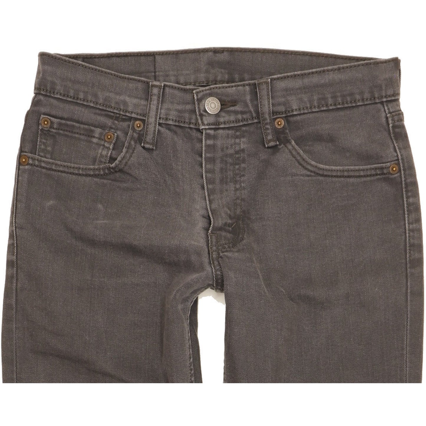 Levi's 511 Men Grey Straight Slim Stretch Jeans W30 L31