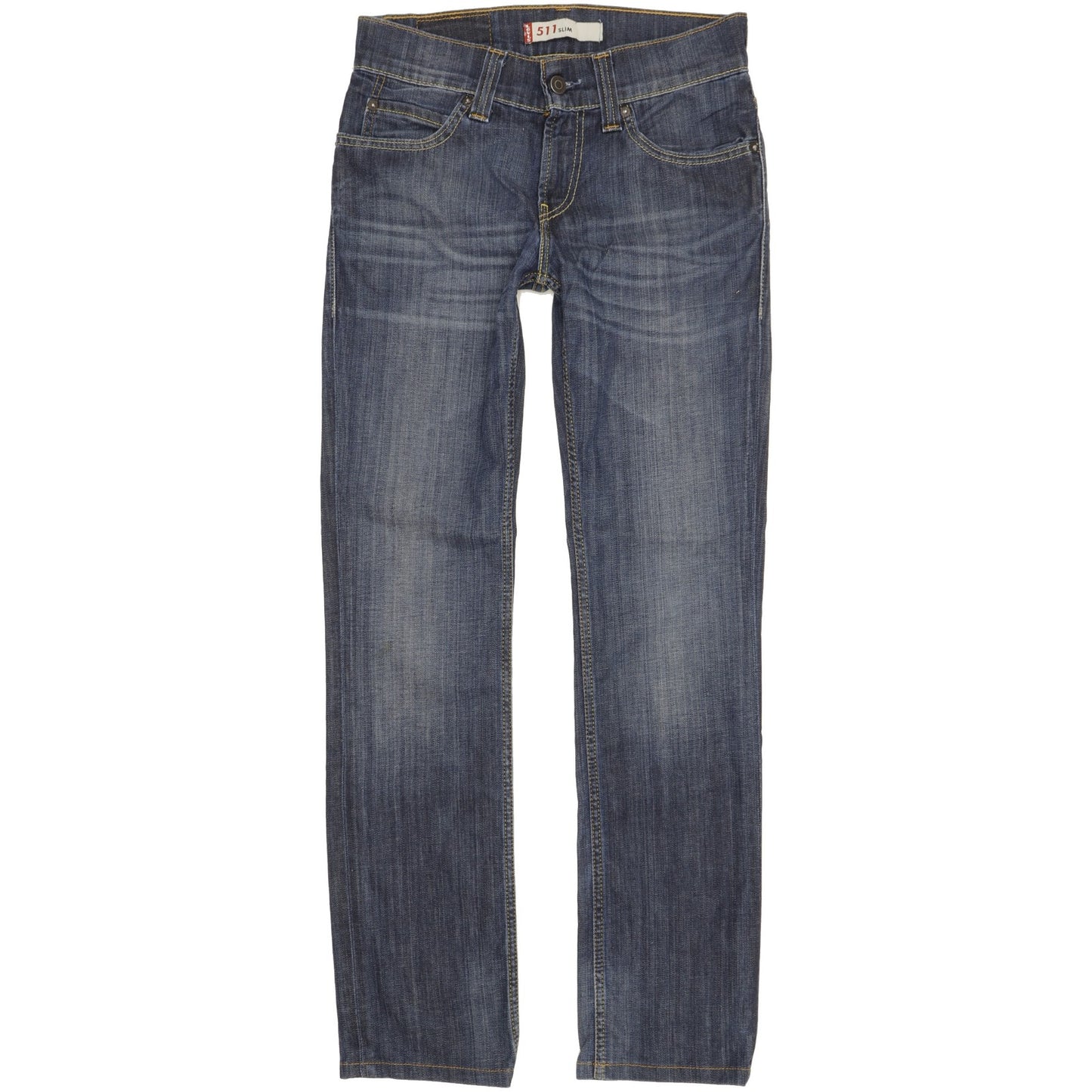 Levi's 511 Men Blue Straight Slim Stretch Jeans W29 L31