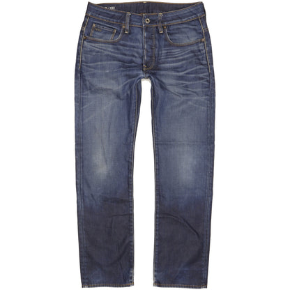 G-Star 3301 Men Blue Straight Regular Jeans W32 L30