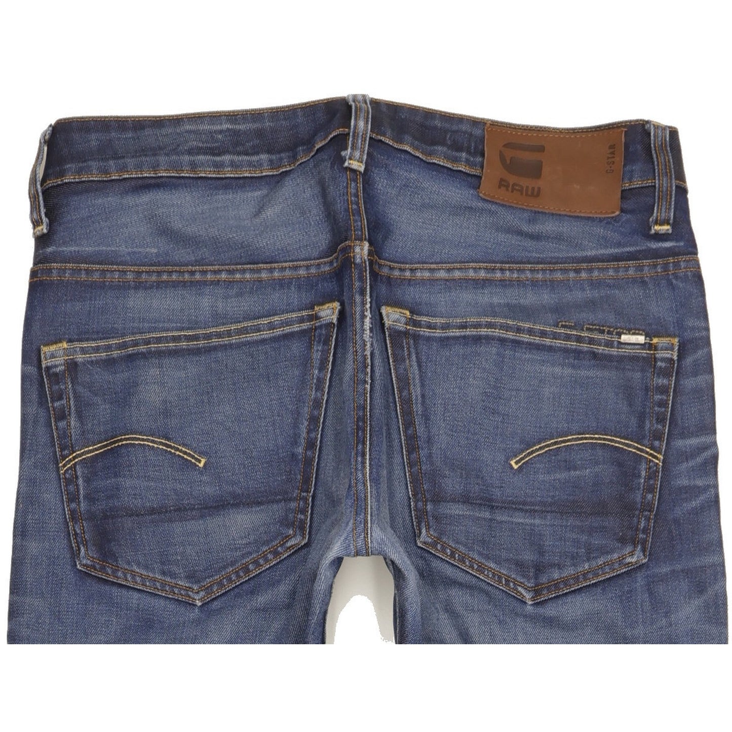 G-Star 3301 Men Blue Straight Regular Jeans W32 L30