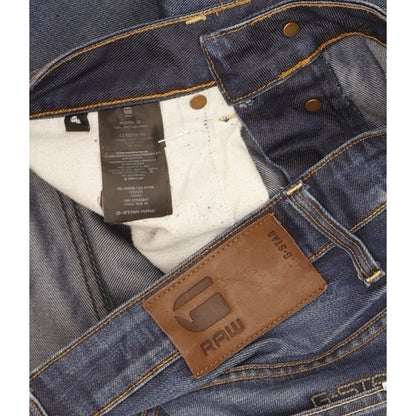 G-Star 3301 Men Blue Straight Regular Jeans W32 L30