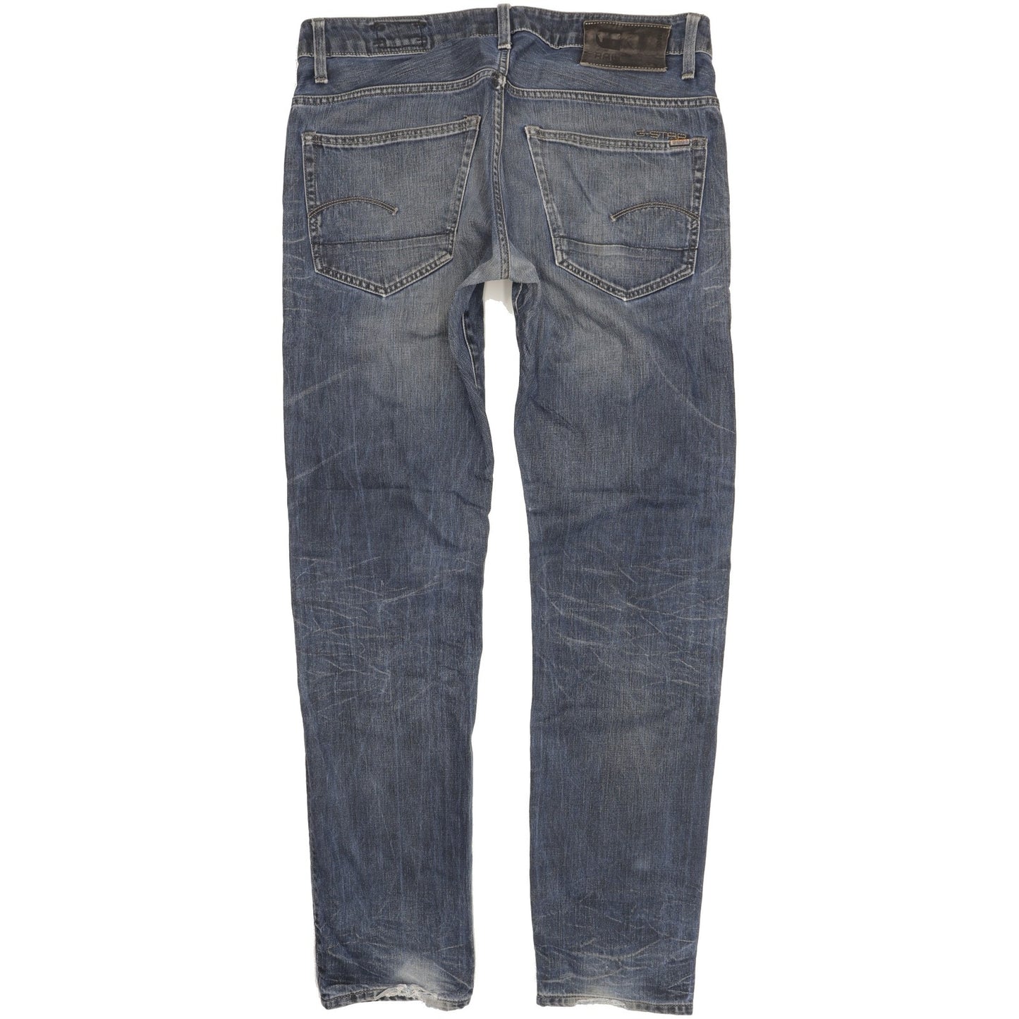 G-Star 3301 Men Blue Tapered Slim Jeans W34 L34