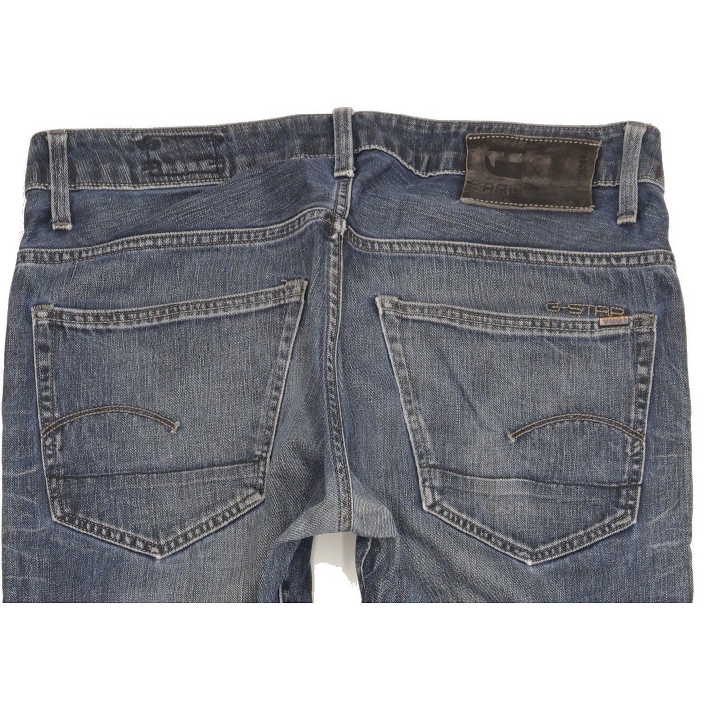 G-Star 3301 Men Blue Tapered Slim Jeans W34 L34