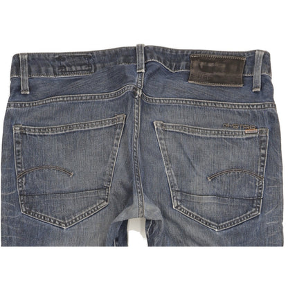 G-Star 3301 Men Blue Tapered Slim Jeans W34 L34