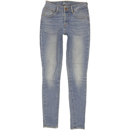Levi's Women Blue Skinny Slim Stretch Jeans W25 L30