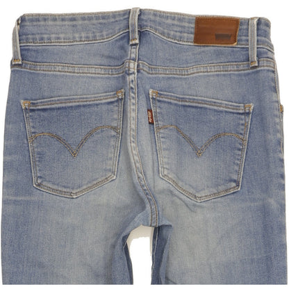 Levi's Women Blue Skinny Slim Stretch Jeans W25 L30