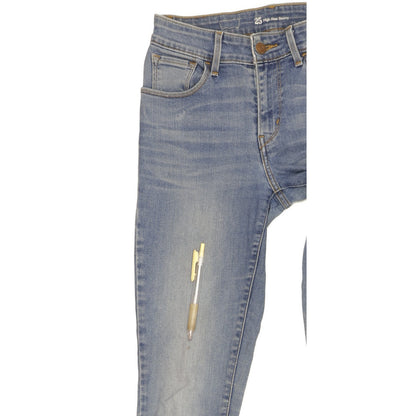 Levi's Women Blue Skinny Slim Stretch Jeans W25 L30