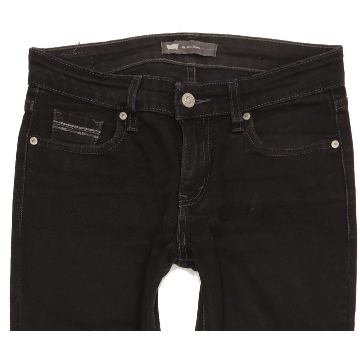 Levi's Women Black Skinny Slim Stretch Jeans W28 L30