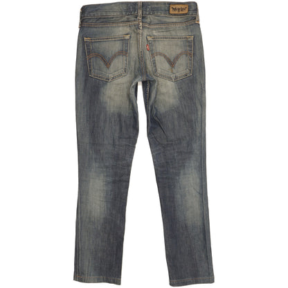 Levi's Patty Anne Women Blue Straight Slim Jeans W29 L29