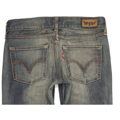 Levi's Patty Anne Women Blue Straight Slim Jeans W29 L29