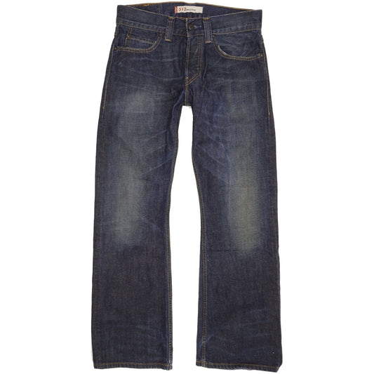 Levi's 512 Men Blue Bootcut Slim Jeans W30 L30