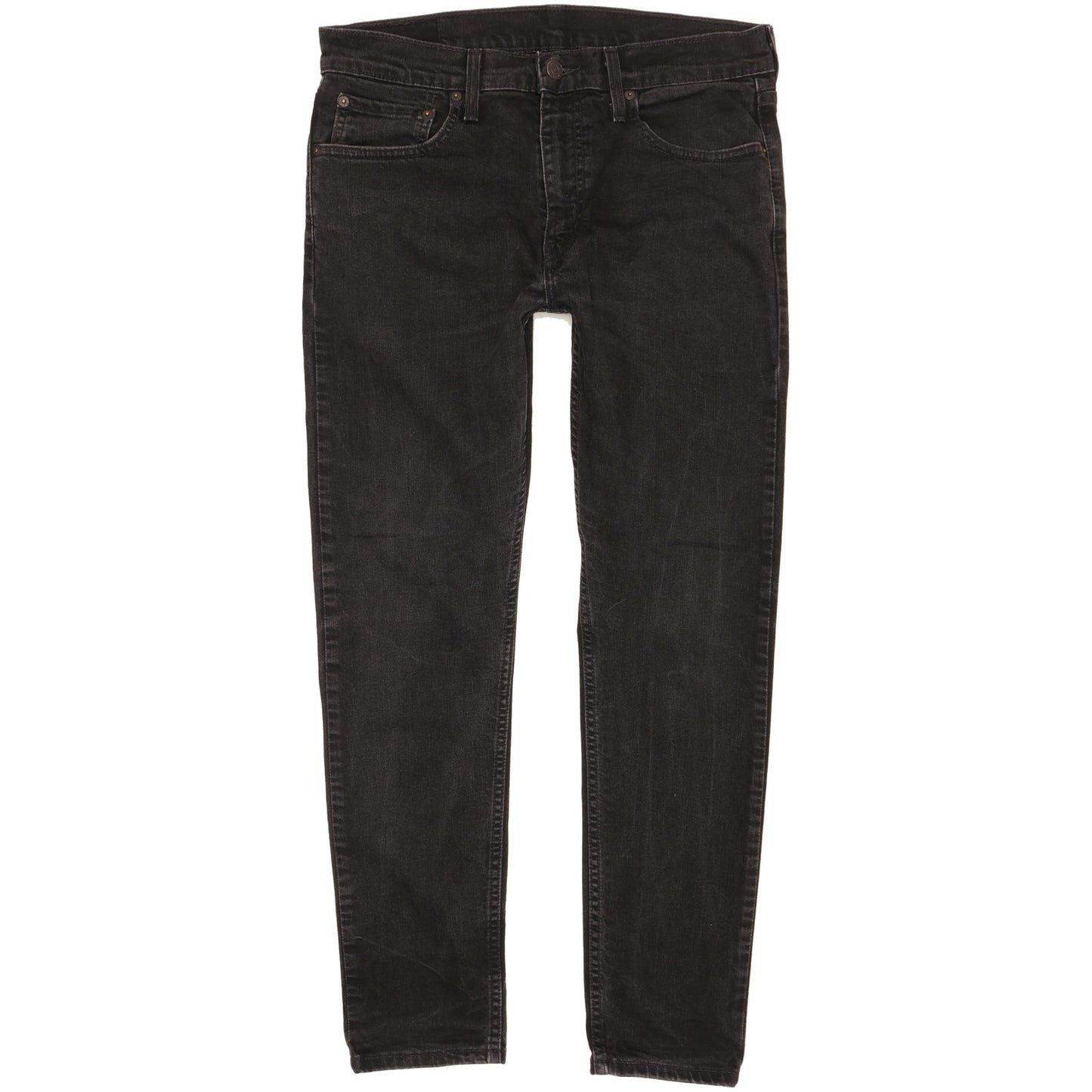 Levi's 512 Men Black Tapered Slim Stretch Jeans W32 L28