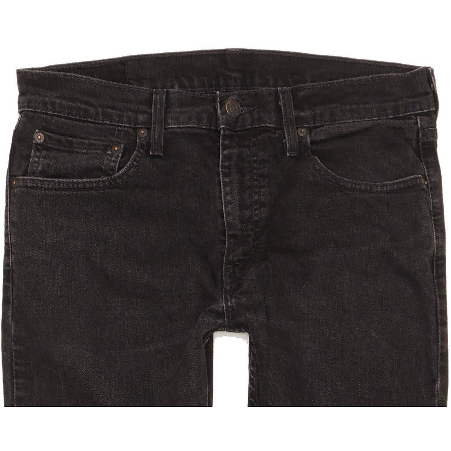 Levi's 512 Men Black Tapered Slim Stretch Jeans W32 L28